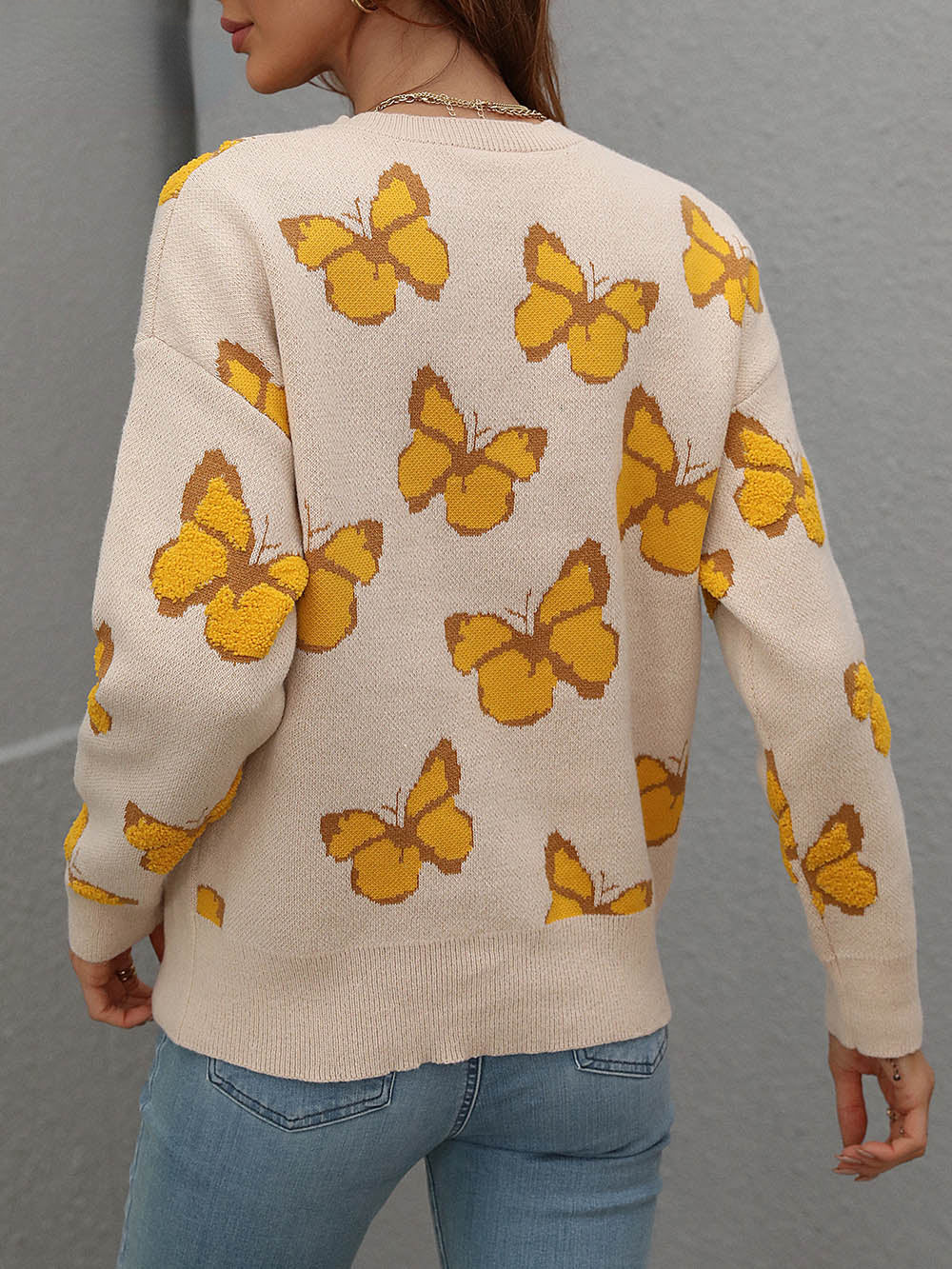 Butterflies Knit Sweater