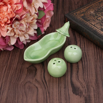 Two Peas in Pod Ceramic Salt and Pepper Shaker