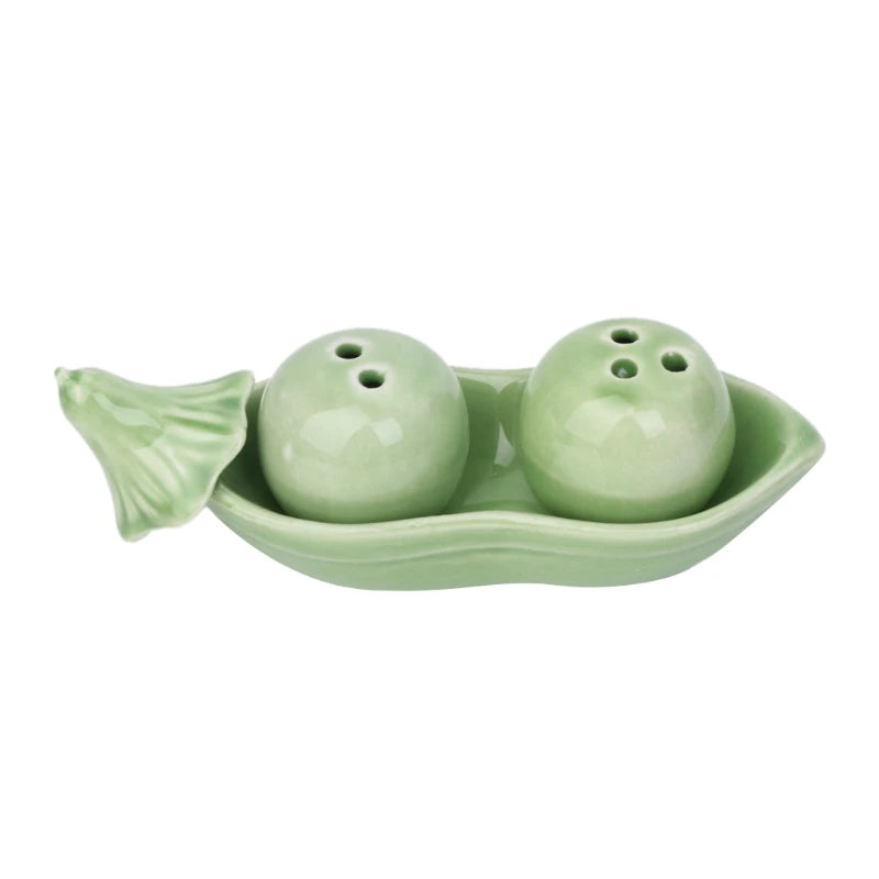 Two Peas in Pod Ceramic Salt and Pepper Shaker