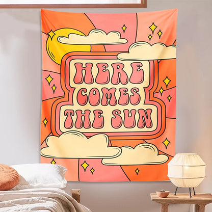 Here Comes The Sun Vintage Tapestry