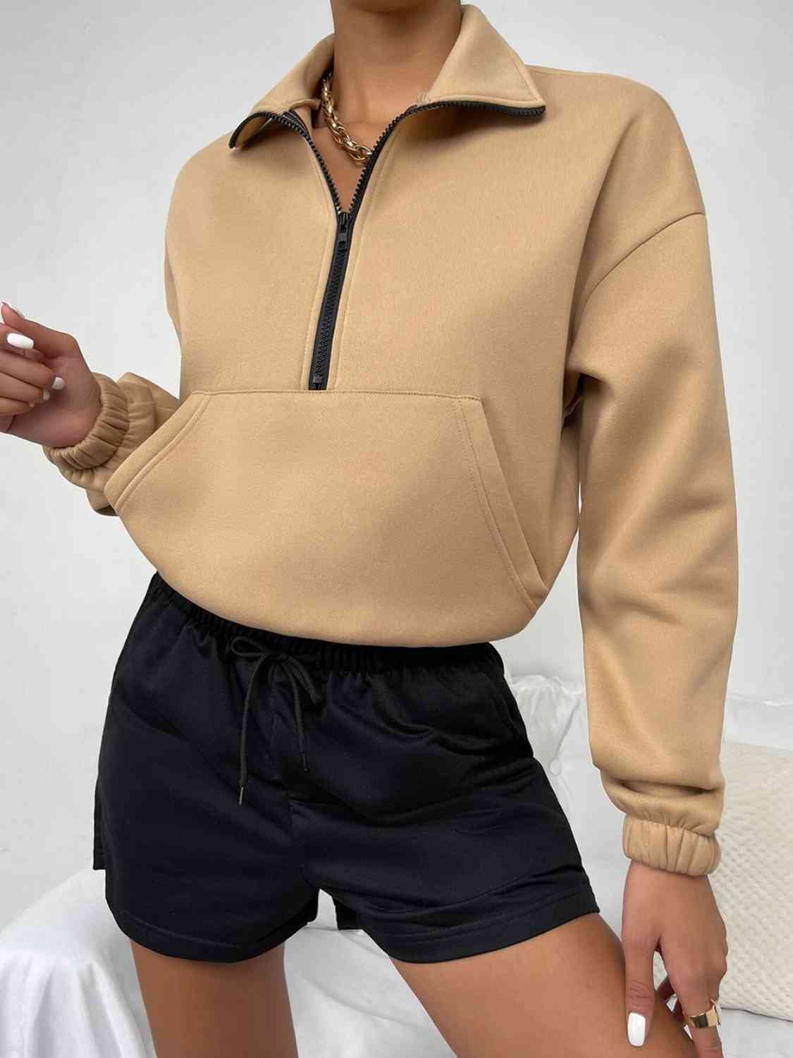 Urban Comfort Half-Zip Sweatshirt