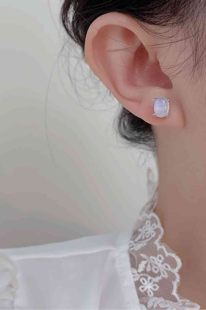 Celestial Harmony Moonstone Earrings