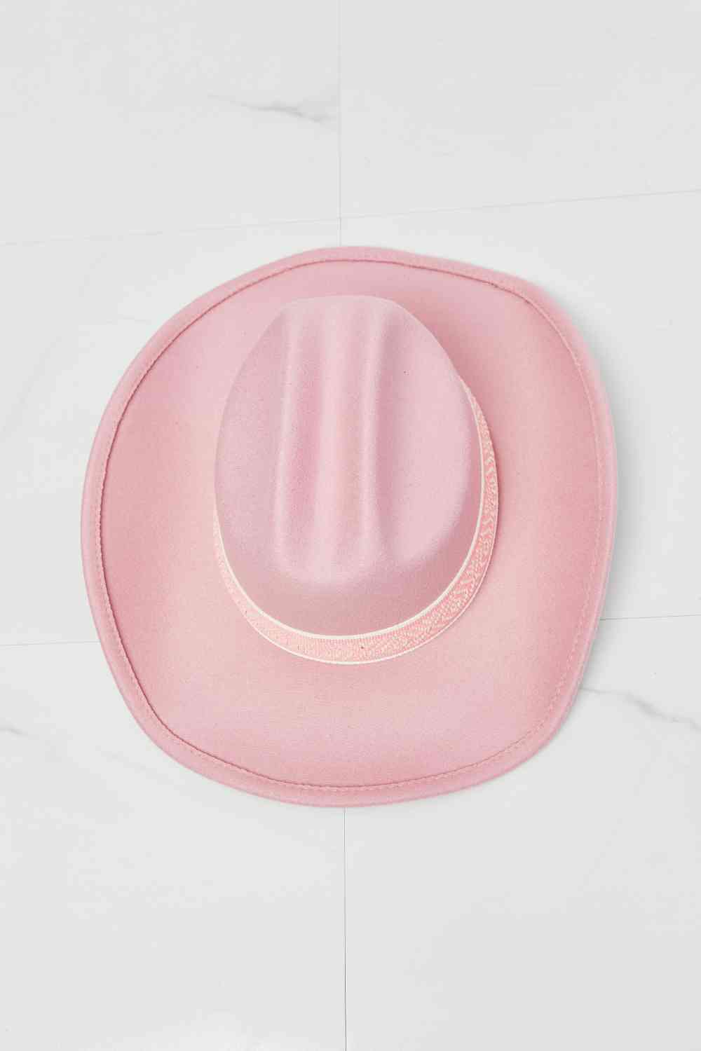 Pink cowboy hat