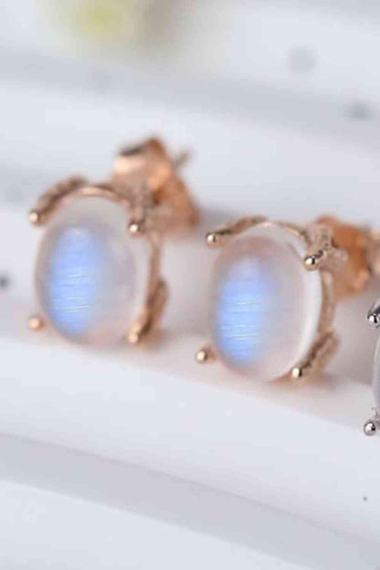 Celestial Harmony Moonstone Earrings