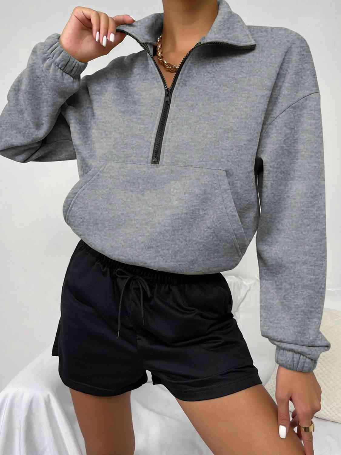 Urban Comfort Half-Zip Sweatshirt