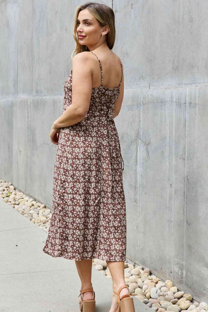 Plus Size Floral Midi Sundress