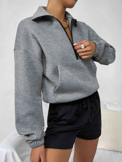 Urban Comfort Half-Zip Sweatshirt