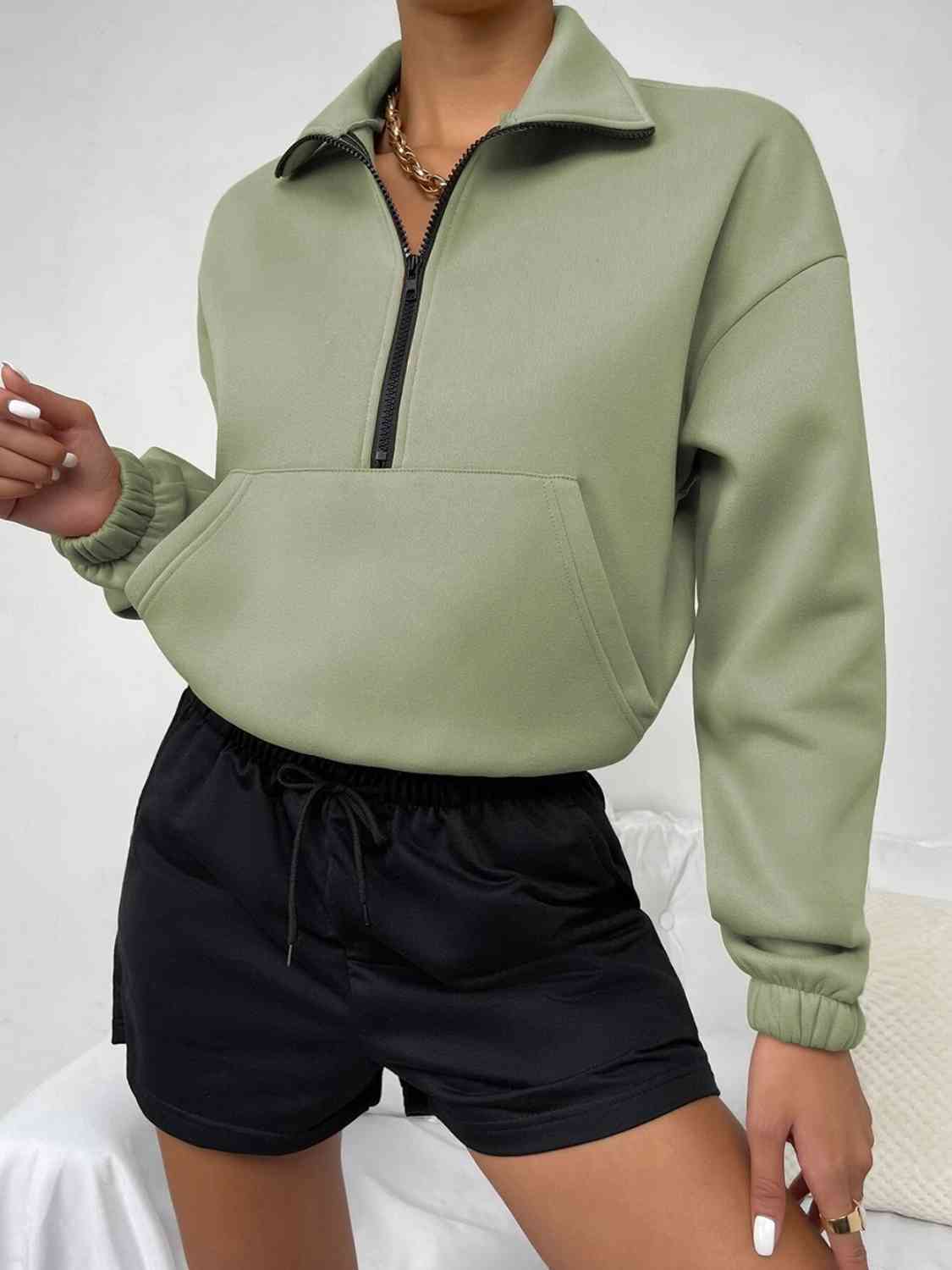 Urban Comfort Half-Zip Sweatshirt