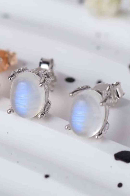 Celestial Harmony Moonstone Earrings