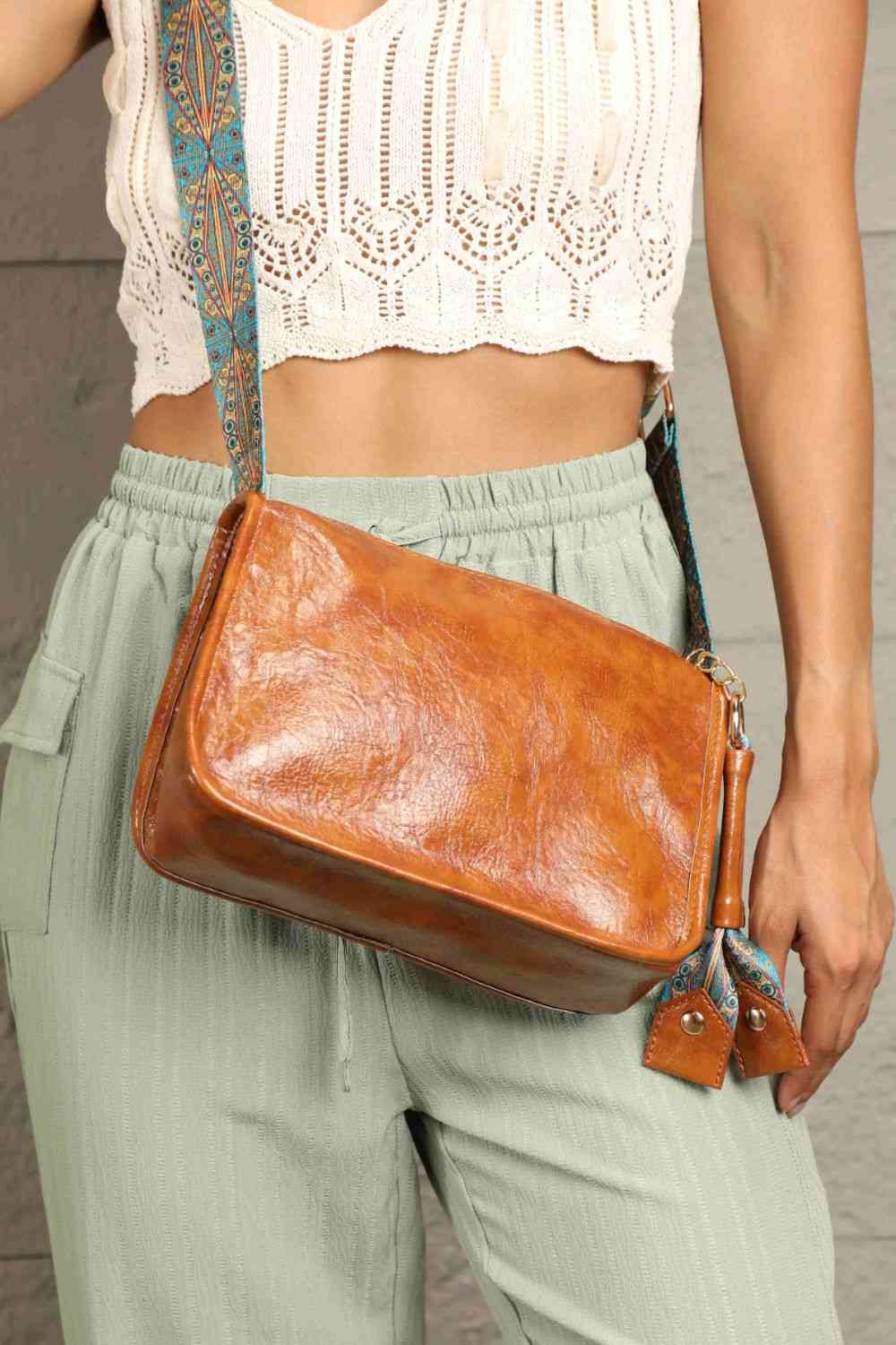 PU Leather Shoulder Bag
